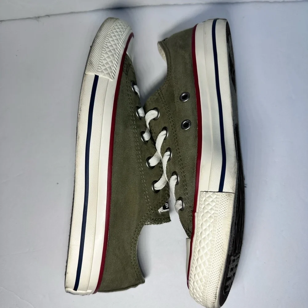 Converse Kids' Olive Green Canvas Sneakers